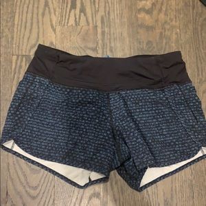Limited Edition Lululemon Run Times short size 4